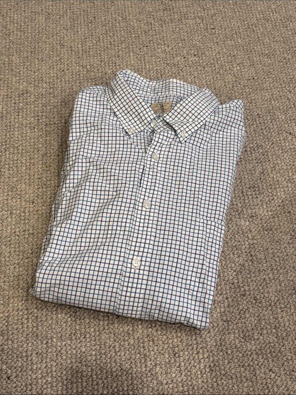 J. Crew Men's Checked Button-Down Shirt